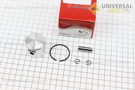 Поршень, кільця, палець комплект 34мм (палець 8 мм) OLEO MAC SPARTA 25. AKME (Запчастини для триммера / UM2028-V96)