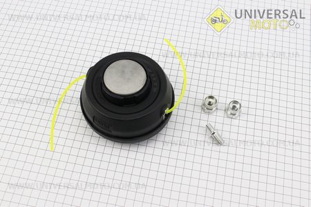 Леска в сборе (шпулька), САМОНАМАТЫВАЮЩАЯСЯ, "Подшипник" + переходник 3 штуки. AKME (Триммер / UM2029-V00)