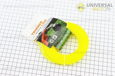 Волосінь косильна d = 2,4мм, 15м "зірка". Китай (Запчастини для триммера / UM2029-V20)