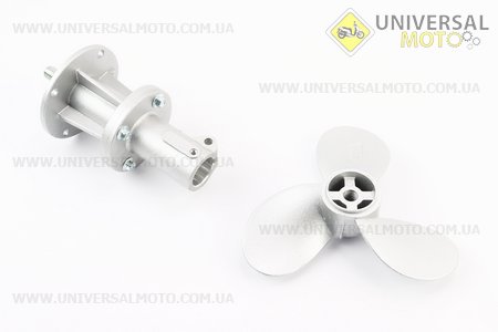 Човновий гвинт, 9 шліців, під трубу Ø26мм. Китай (Запчастини для триммера / UM2029-V81)