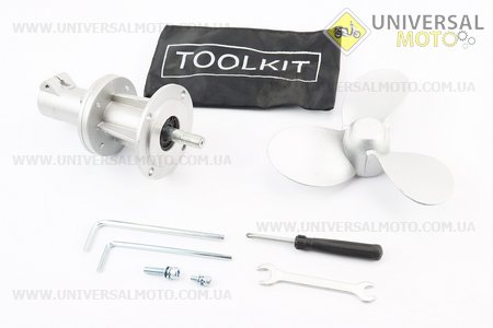 Човновий гвинт, 9 шліців, під трубу Ø26мм. Китай (Запчастини для триммера / UM2029-V81)