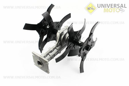 Культиватор (фреза-ніж), 9 шліців, під трубу Ø26мм, ширина захвату 260мм. Китай (Запчастини для триммера / UM2029-V84)