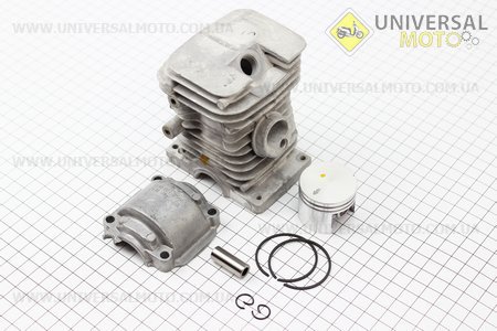 Цилиндр к-кт (цпг) MS-180 38мм (палец 10мм)+поддон