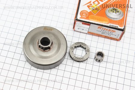 Тарілка зчеплення + зірка 325-7 Husqvarna-136/137/141/142/235/240/325, Partner-365, OLEO MAC 941, JONSERED, POULAN + сепаратор. NOKER (Запчастини до бензопили HUSQWARNA / UM2042-V42)