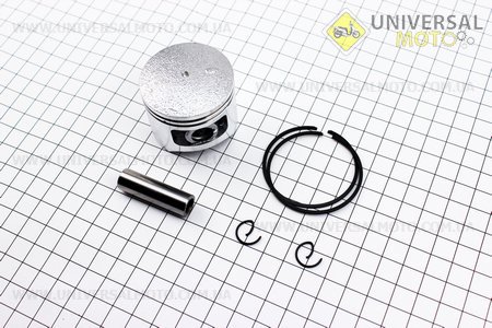 Поршневий комплект (поршень, кільця, палець) 5200 45мм (палець 11мм). Китай (Запчастини до бензопили GoodLuck / UM2050-V17)