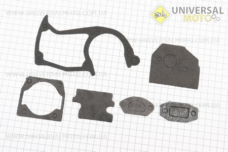 Прокладки комплект 6 штук 4500/5200. Китай (Бензопилы GoodLuck / UM2050-V44)