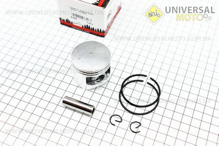 Поршень, палец, кольца, комплект 4500 43мм (палец 11мм). WOODMAN (Бензопилы GoodLuck / UM2051-V95)