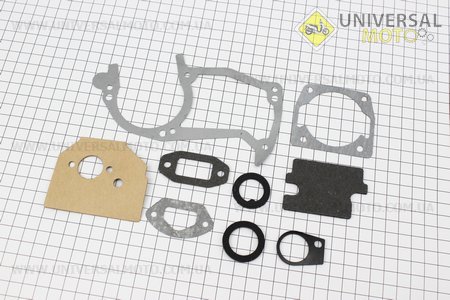 Прокладки, комплект 9 штук 4500/5200, на блистере. GoodLuck (Бензопила GoodLuck / UM2053-V88)