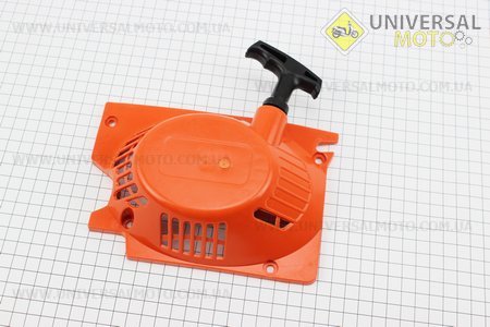 Стартер в зборі, 2 зацепи, 4500/5200, "Плавний пуск". TATA (Запчастини до бензопили GoodLuck / UM2054-V22)