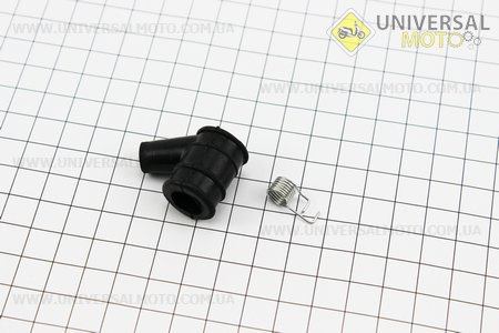 Колпачок свечной "люлька" + ппружина. Китай (Бензопила GoodLuck / UM2054-V30)