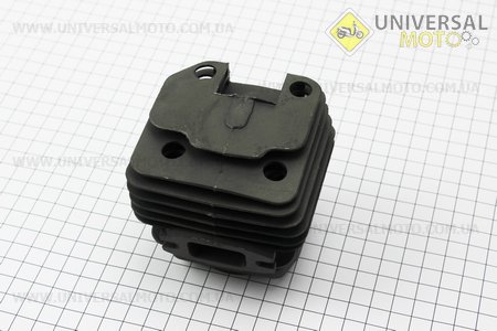 Уцінка (гнуте ребро, див. Фото), Циліндро поршневий комплект (ЦПГ) 4500 45сс-43мм (палець 11мм) "чорний". GoodLuck (Запчастини до бензопили GoodLuck / UM2054-V52)