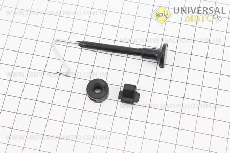 Важіль "підсосу" 4500/5200 "чорний" + гума комплект. Китай (Запчастини до бензопили GoodLuck / UM2055-V70)