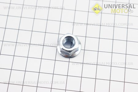 Гайка шини М8х1,25 під ключ "13", висока. Китай (Запчастини до бензопили GoodLuck / UM2056-V21)