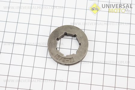 Зірка ланцюга 3 / 8-7 d = 19мм. SUNDY (Запчастини до бензопили GoodLuck / UM2056-V22)