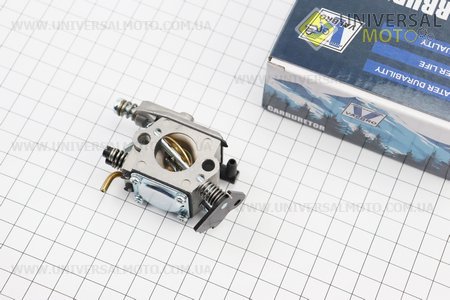 Карбюратор 3800 з підкачуванням. VALBRO (Запчастини до бензопили GoodLuck / UM2057-V04)