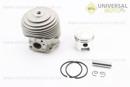 Циліндро поршневий комплект (ЦПГ) УРАЛ 55мм (палець 14мм). Китай (Запчастини до радянських бензопил / UM2070-V25)
