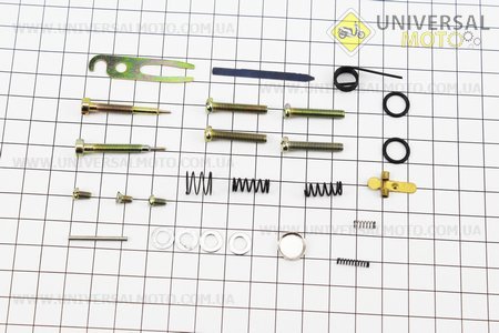 Ремонтний комплект карбюратора КМП-100У УРАЛ, 26 деталь. Китай (Запчастини до радянських бензопил / UM2070-V46)