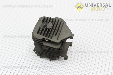 Цилиндро поршневой, комплект (цпг) 38мм (палец 10мм) черный OLEO MAC 937/GS370, для EFCO 137/MT3700. Китай (Бензопила Oleo Mac / UM2100-V01)