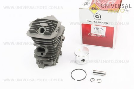 Циліндро поршневий комплект (ЦПГ) 38мм (палець 10мм) "чорний" OLEO MAC 937 / GS370, для EFCO 137 / MT3700. SABER (Запчастини для бензопили STIHL / UM2100-V13)