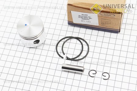 Поршень, палець, кільце, комплект 40мм (палець 10мм) OLEO MAC 941/942, для EFCO 141/142. SABER (Запчастини для бензопили STIHL / UM2100-V19)