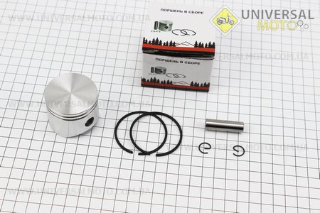 Поршень, палец, кольцо, комплект 45мм (палец 10мм) OLEO MAC 952. WOODMAN (Бензопила Oleo Mac / UM2100-V20)