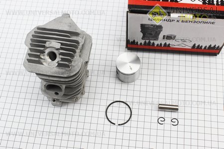 Циліндро поршневий комплект (ЦПГ) 38мм (палець 10мм) OLEO MAC 937 / GS370, для EFCO 137 / MT3700. WOODMAN (Запчастини для бензопили STIHL / UM2100-V21)