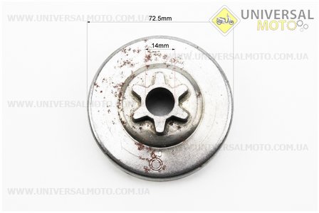 Тарілка зчеплення "зірка" 3 / 8-6 REBER. Китай (Запчастини для бензопили STIHL / UM2110-V02)