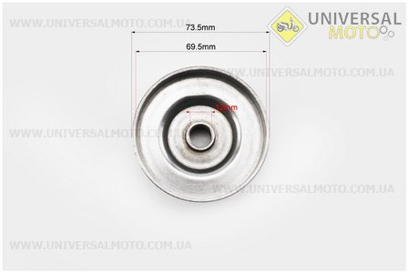 Тарілка зчеплення "зірка" 3 / 8-6 Makita Тип №1. Китай (Запчастини для бензопили STIHL / UM2110-V03)