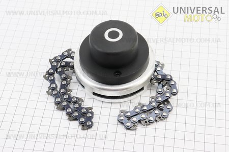 Волосінь в зборі (котушка), ПАВУК з цепю, під вал М10. Китай (Запчастини для триммера / UM2130-V57)