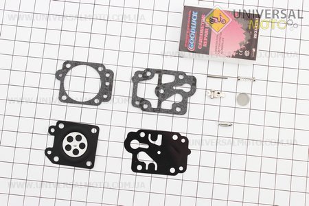 Ремонтний комплект карбюратору 1E40F-1E44F, 9 деталей. GoodLuck (Запчастини для триммера / UM2131-V05)