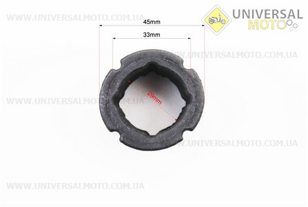 Гумка демпферна верхнього редуктору Тип №1. Китай (Запчастини для триммера / UM2131-V19)
