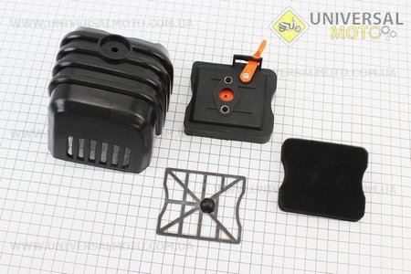 Фільтр повітряний в зборі, квадратний елемент для коси 6700. Китай (Запчастини для триммера / UM2131-V61)