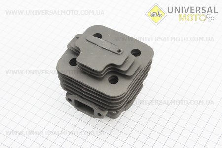 Циліндр, поршень, палець, кільця (Комплект ЦПГ) 40мм (палець 10мм) чорний. Viper (Запчастини для триммера / UM2132-V15)