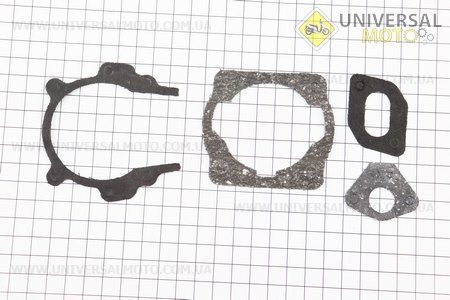 Прокладки двигуна 1E40F-1E44F, комплект 4 деталі. Украина (Запчастини для триммера / UM2132-V24)