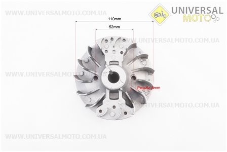 Ротор магнето 1E40F-1E44F. TRESZER (Запчастини для триммера / UM2132-V41)
