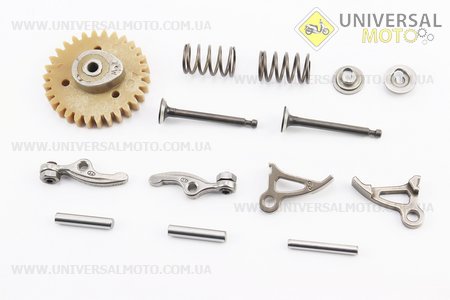 Клапан впускний, випускний в зборі комплект, 139F - 4Т. Китай (Запчастини для триммера / UM2132-V60)