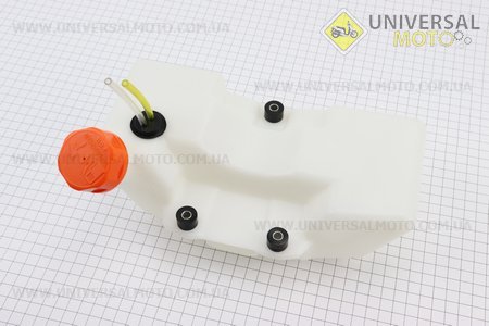 Бак паливний 1E48F (кріплення 3 отвори, горловина збоку) для бензобура. Китай (Запчастини для триммера / UM2132-V84)