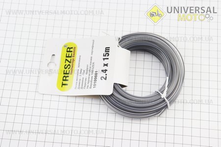Косильна струна d = 2,4мм, 15м "квадрат", армована. TRESZER (Запчастини для триммера / UM2133-V09)