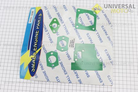 Прокладки двигуна, комплект 5 деталей Stihl FS-85, (на блістері). Китай (Запчастини для триммера / UM2133-V29)