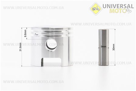 Циліндро поршневий комплект (ЦПГ) 36мм (палець 9мм) "чорний", "PRO SERIA". WINZOR (Запчастини для триммера / UM2133-V45)