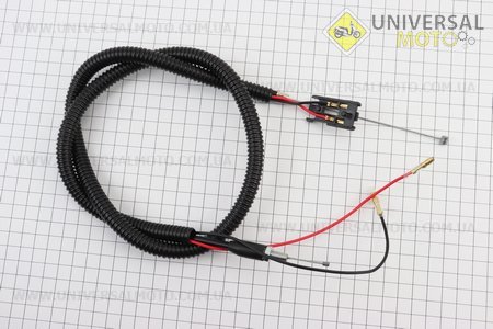 Трос газу (трос 98см; кожух 82см) + дроти + кожух. Китай (Запчастини для триммера / UM2133-V65)