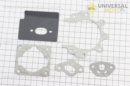 Прокладки двигуна 1E36F, комплект 5 деталей, (на блістері). WINZOR (Запчастини для триммера / UM2133-V85)