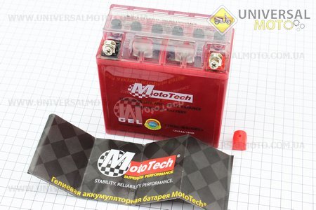 Аккумулятор 5Аh 12N5L-BS (гелевый) Active 120/60/130мм, 2018. Mototech (Аксессуары / UM3010-V03)