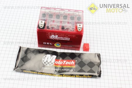 Аккумулятор 4Аh (гелевый) 113/70/85мм 2018, от 10 штук -4%. Mototech (Аксессуары / UM3010-V05)