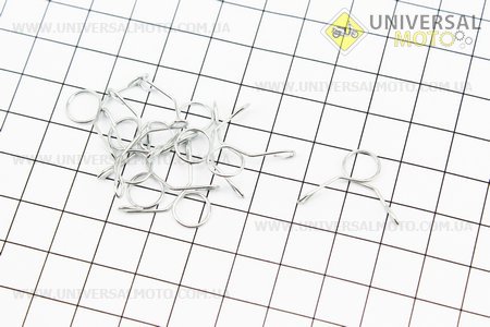 Зажим шлангу паливного (хомут) 8мм, комплект 10шт. Китай (Різне / UM3010-V25)