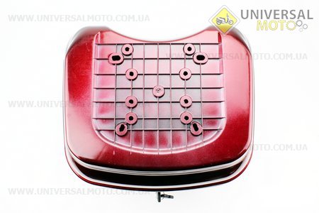 Кофр "мерседес" с стоп-сигналом Красный + ШЛЕМ 360*400*300мм