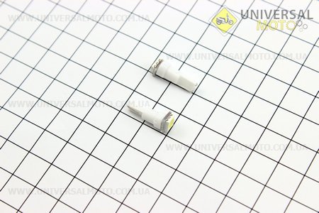 Лампа 1-диодная подсветки приборов белый T5, 2шт