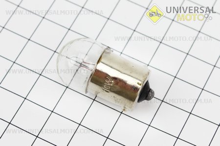 Лампа повороту (біла з цоколем) 12V / 10W G18. Китай (Різне / UM3010-V62)