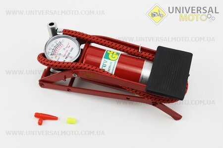 Насос ножний для шин однопоршневий "малий, шток тонкий" синій. Китай (Різне / UM3010-V86)