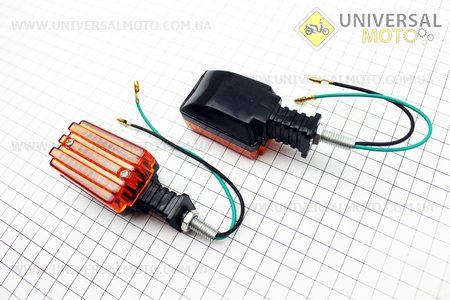 Поворот прямоугольный, оранж. стекло, комплект 2 штуки . monster (Аксессуары / UM3011-V03)